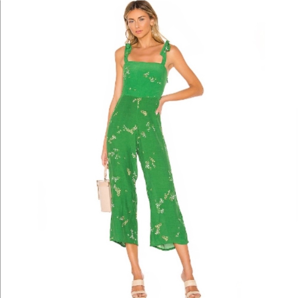 Faithfull the Brand Elsa Jumpsuit Myrtille Floral - Size 4